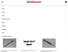 Tablet Screenshot of bulletguy.com